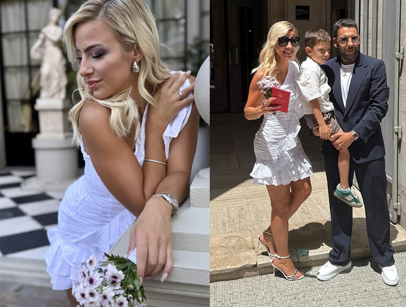 Ailén Bechara y su look de novia romántica: con uno de los ítems tendencia del verano 2025