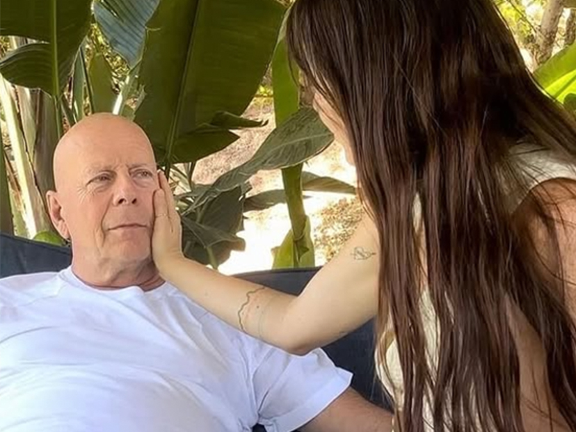 Así está Bruce Willis hoy: una de sus hijas compartió un tierno video en medio de su batalla contra la demencia