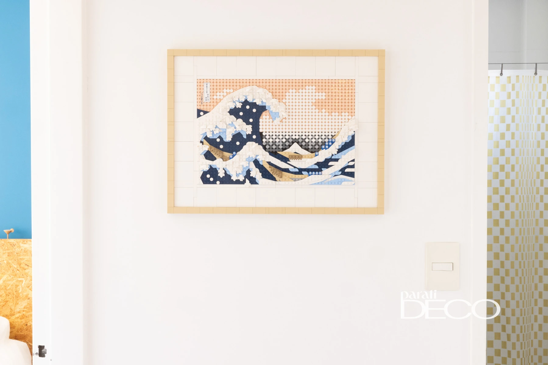 "La gran ola de Kanagawa" de Hokusai x Lego, un fetiche de la casa.