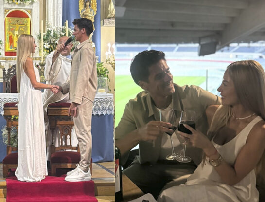Las fotos del casamiento íntimo de Federico Coria y Florencia Gómes: que lugar "especial" eligieron para celebrar