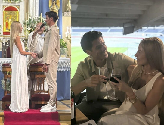 Las fotos del casamiento íntimo de Federico Coria y Florencia Gómes: que lugar "especial" eligieron para celebrar