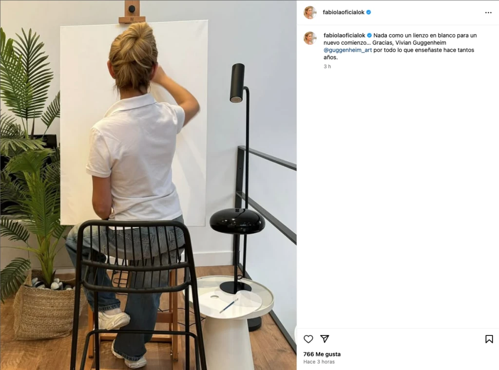 El posteo de Fabiola Yáñez