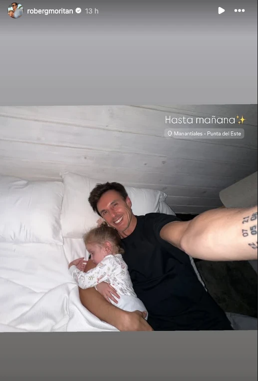 Roberto García Moritán está instalado en Punta del Este con Anita