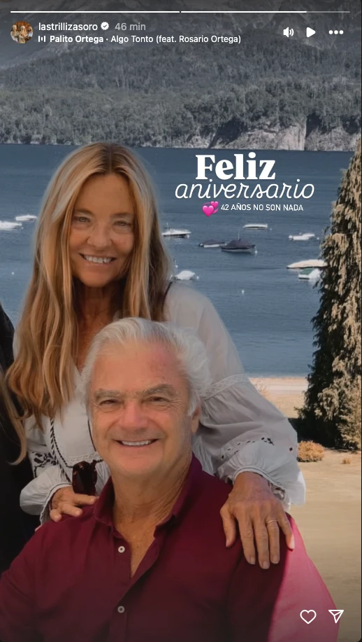 María Eugenia está cumpliendo 42 años de casada con Horacio Laprida