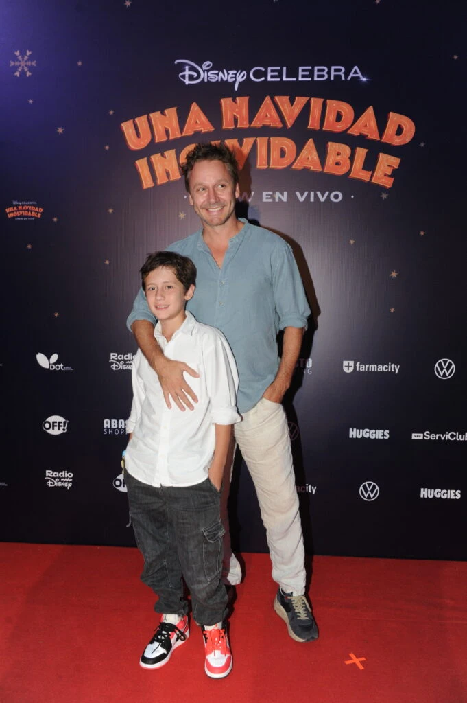 Benjamín Vicuña y su hijo Benicio