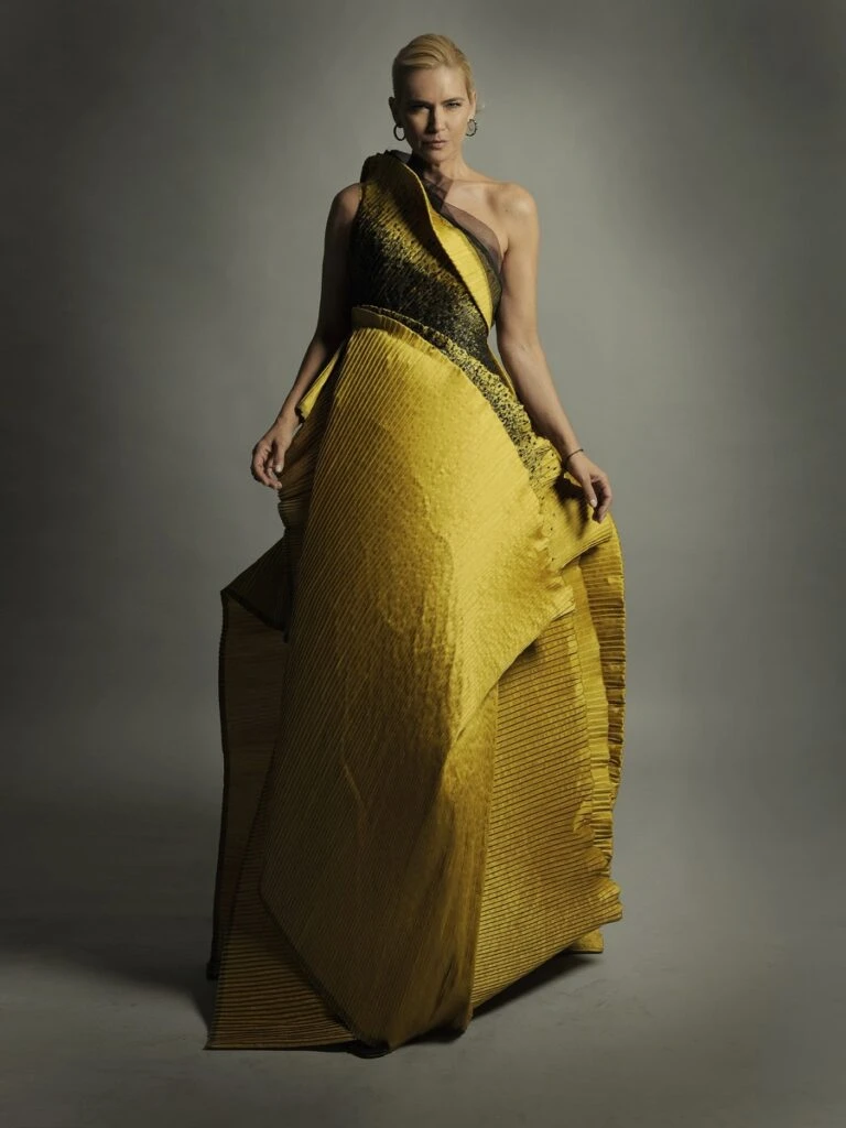 Valeria Mazza y su look de Min Agostini