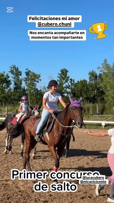 Fabián Cubero, emocionado por el logro de su hija, Sienna