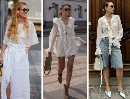 Guía de estilo: 7 looks con blusas románticas para una semana primaveral