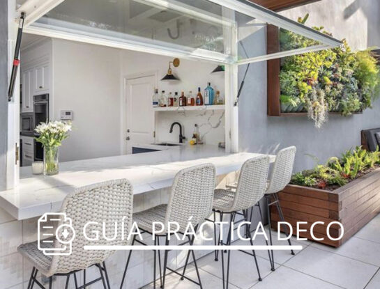 Cocina integrada al exterior