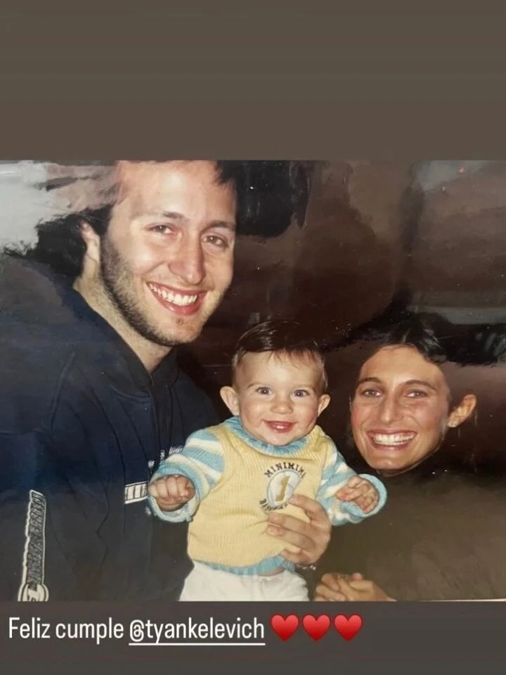 Valentín Yankelevich publicó una foto nunca antes vista de su mamá, Romina Yan