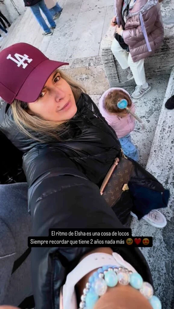 Las fotos de Isabel Macedo y su familia en Italia