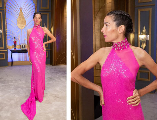 Juana Viale apostó por la moda circular: volvió a usar el diseño que llevó al Martín Fierro de la Moda y se comparó con Wanda Nara