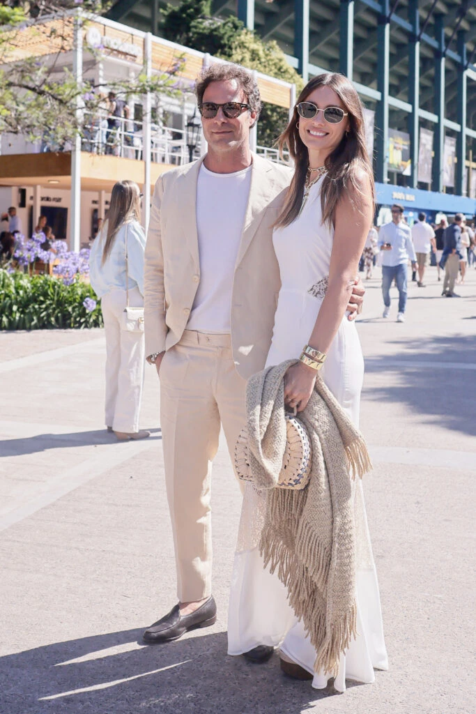 Pampita y Martín Pepa en la final del Abierto Argentino de Polo