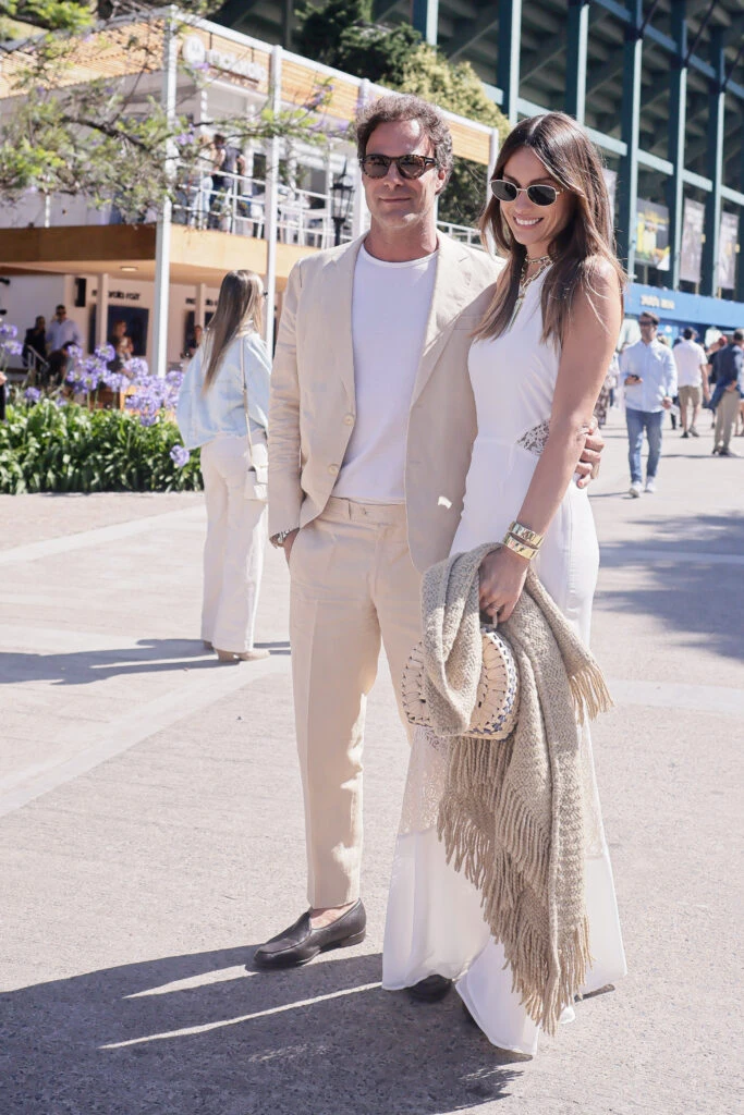 Pampita y Martín Pepa en la final del Abierto Argentino de Polo