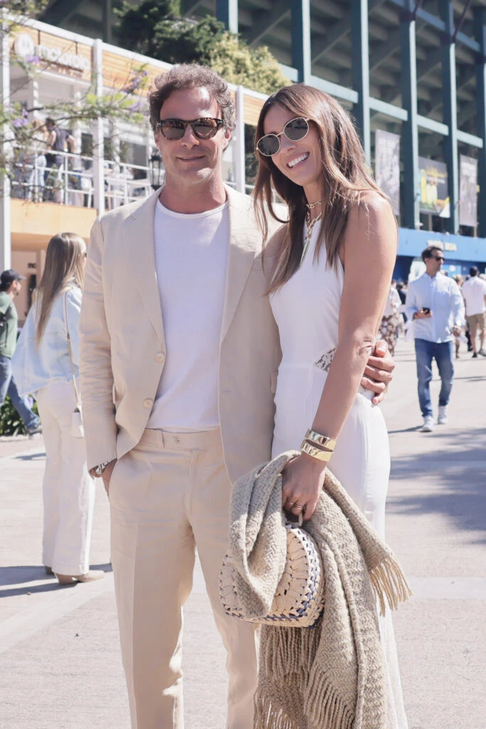 Pampita y Martín Pepa en la final del Abierto Argentino de Polo