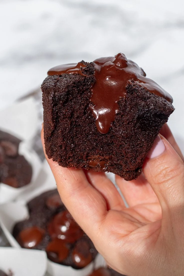 Muffins de chocolate olímpicos