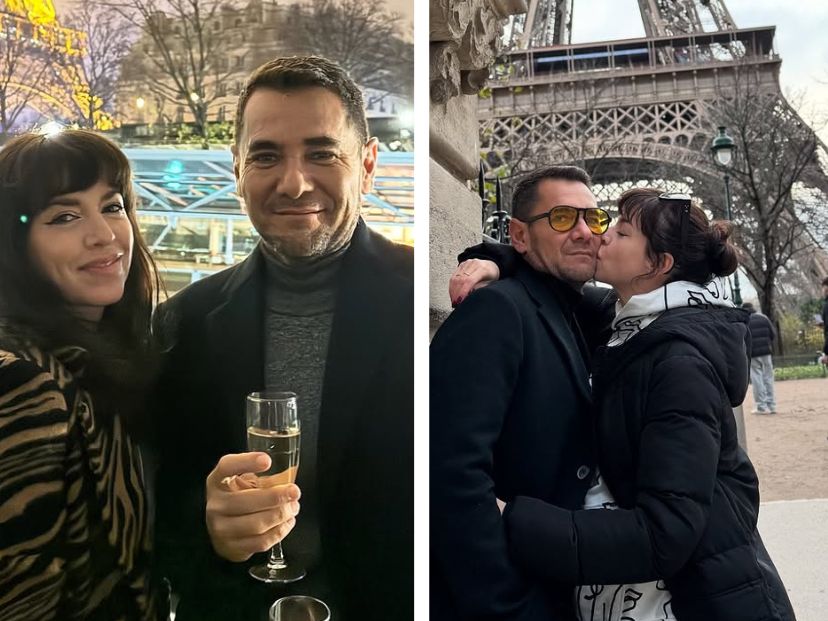 Así fueron las románticas vacaciones de Mercedes Funes y su esposo en París