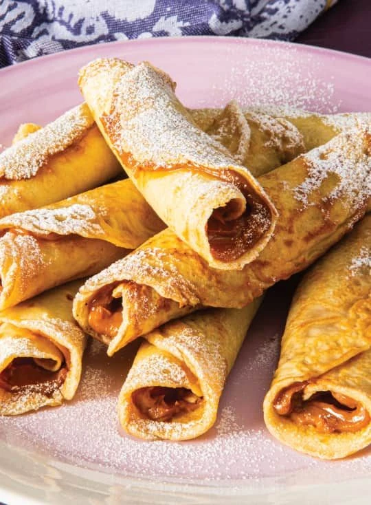 Panqueques de dulce de leche