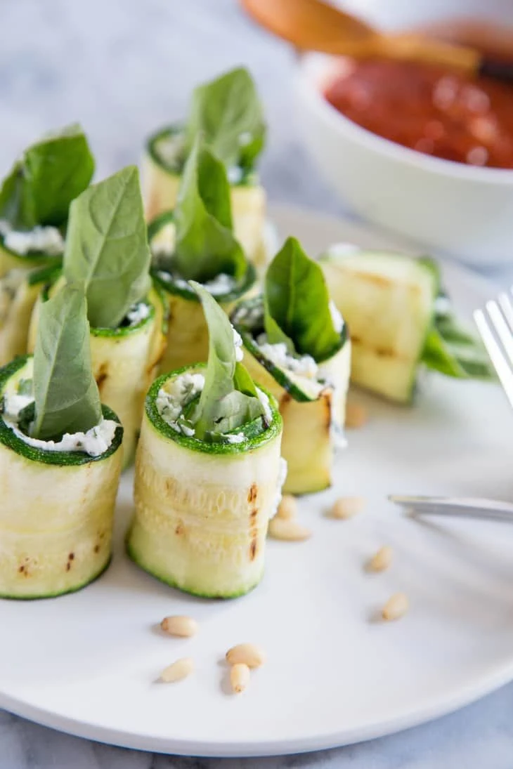 Rollitos de zucchini