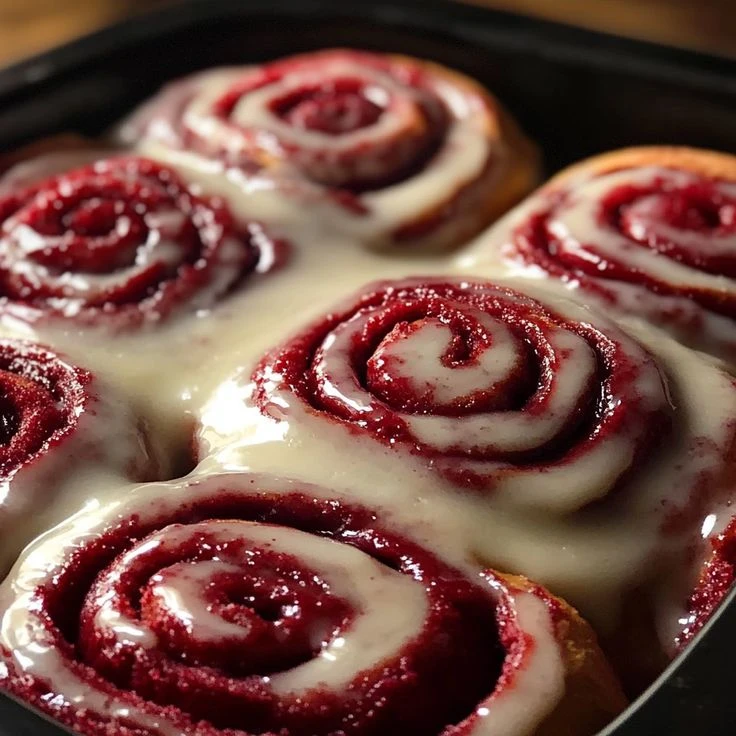 Red velvet cinnamon rolls: una receta innovadora para la merienda