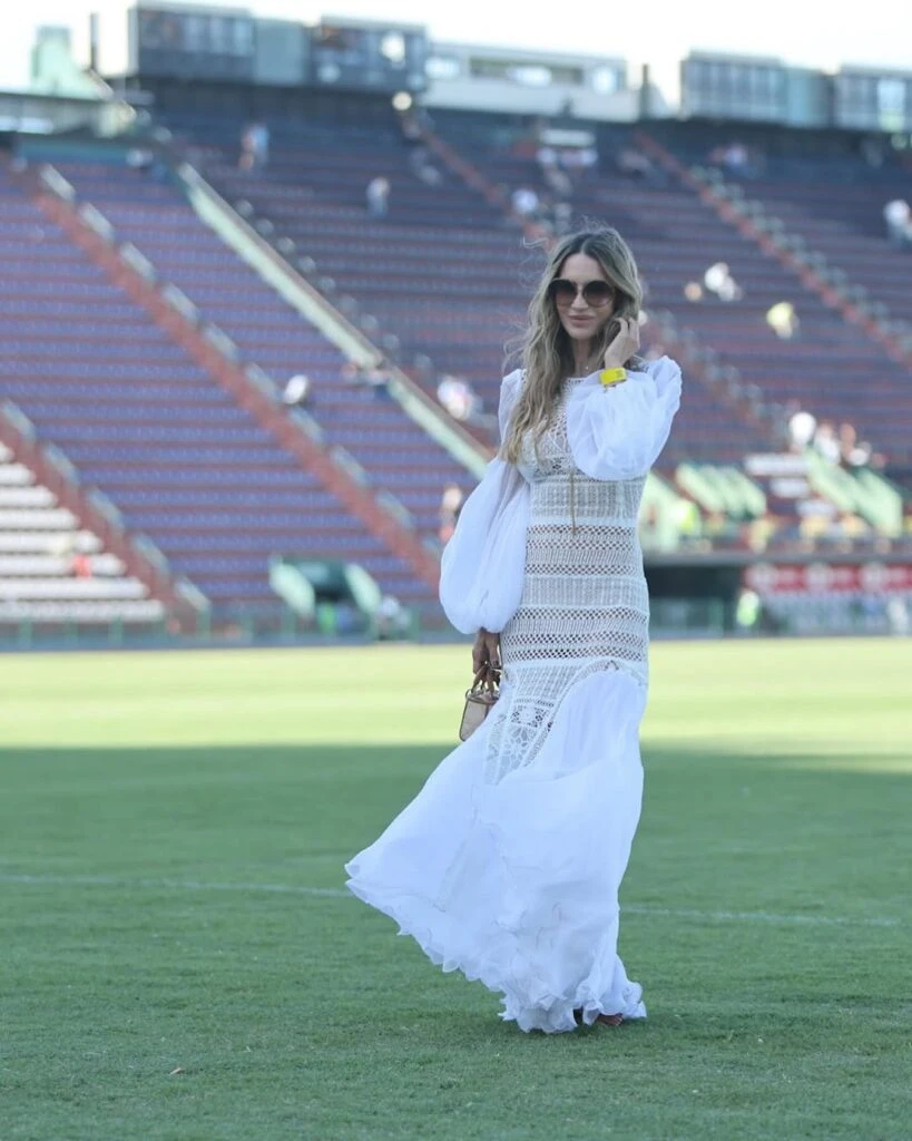 El look boho romántico de María Vázquez