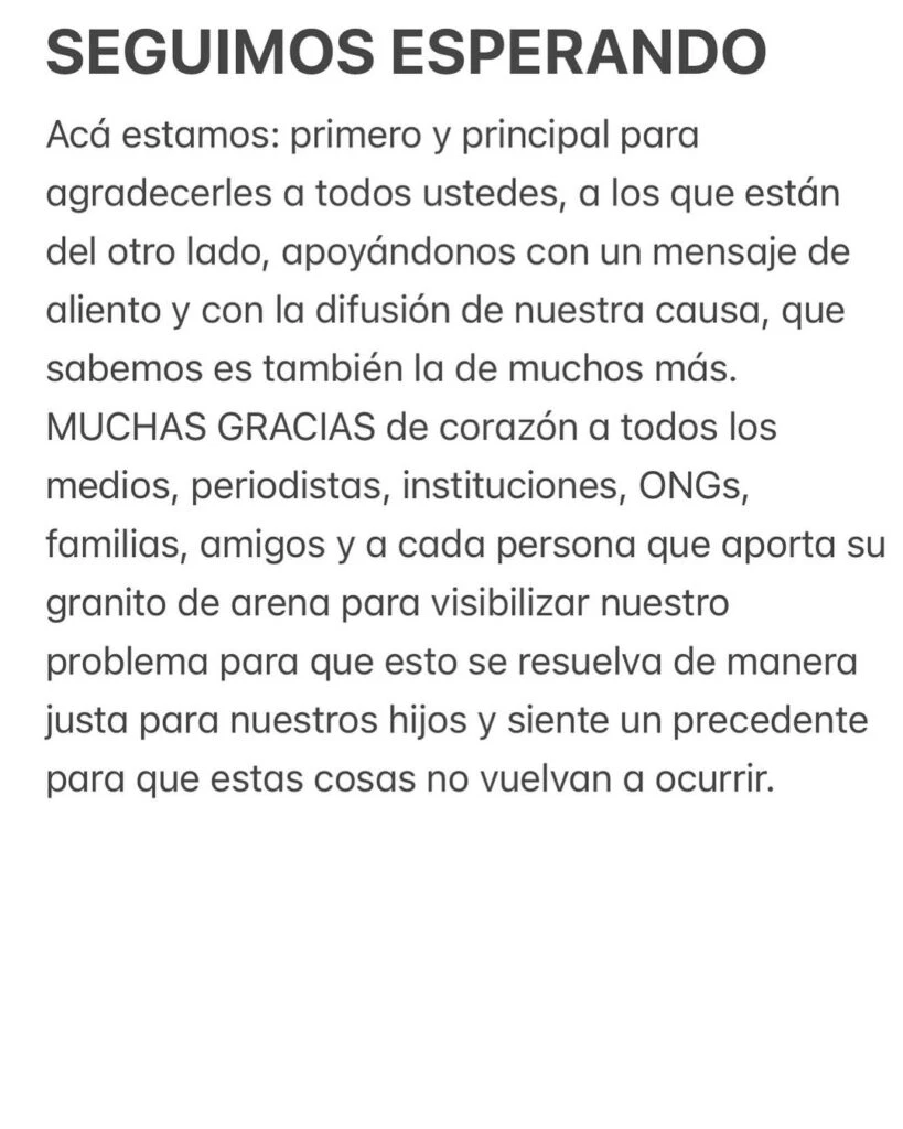 El nuevo reclamo de Rodrigo Rey y su esposa
