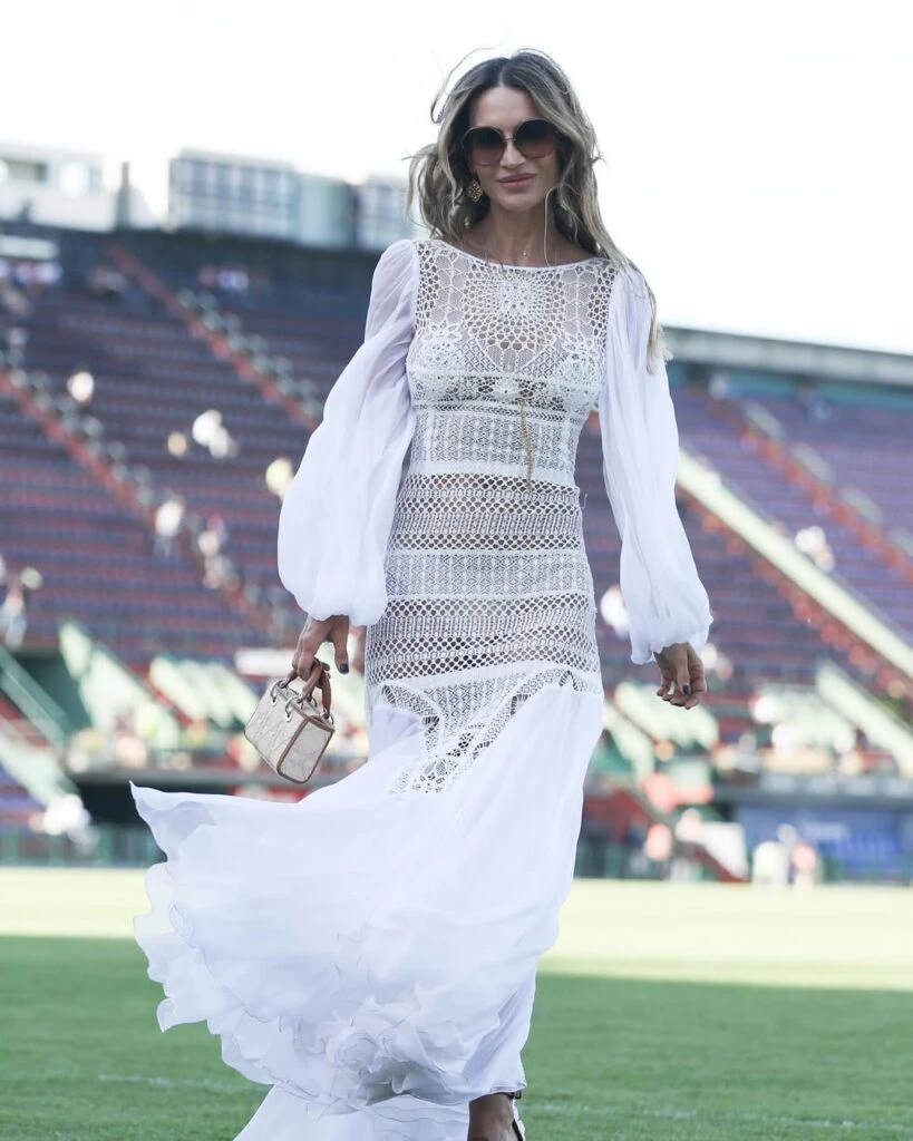 El look boho romántico de María Vázquez