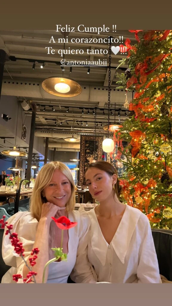 Así está actualmente Antonia, la hija de Claudia Fontán, que está cumpliendo 20 años