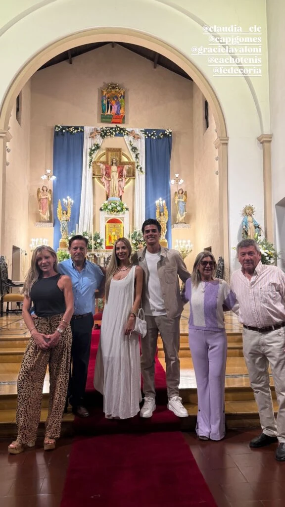 Las fotos del casamiento de Fede Coria