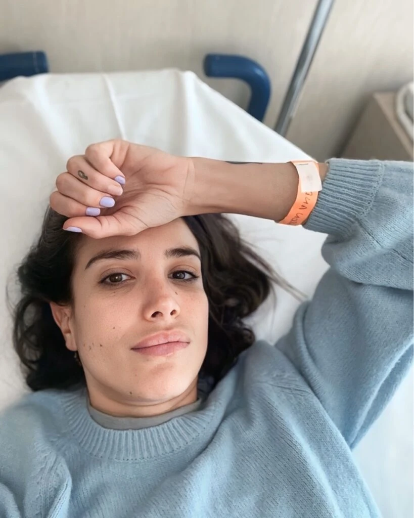 Andrea Rincón está internada