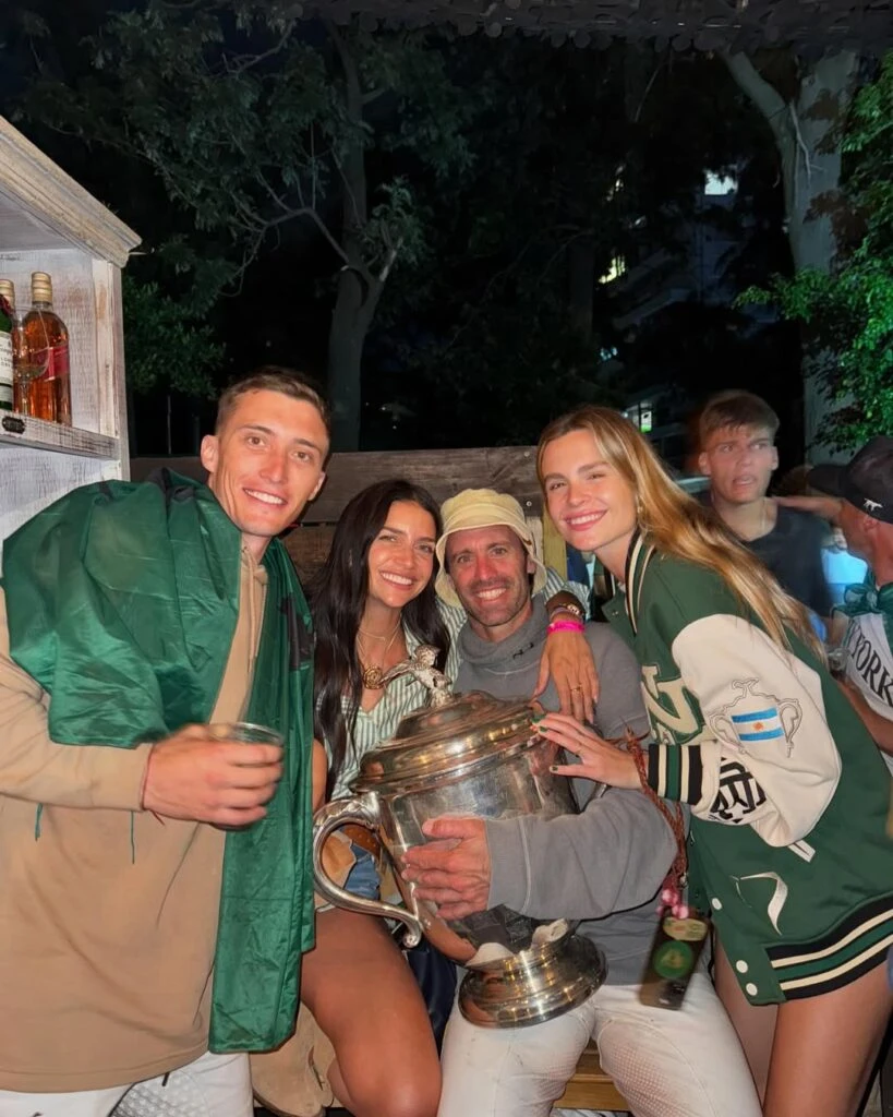 Las fotos del festejo de Facundo Pieres en el Abierto de Polo: junto a Zaira Nara, Pampita, Martín Pepa, Wanda Nara y L-Gante