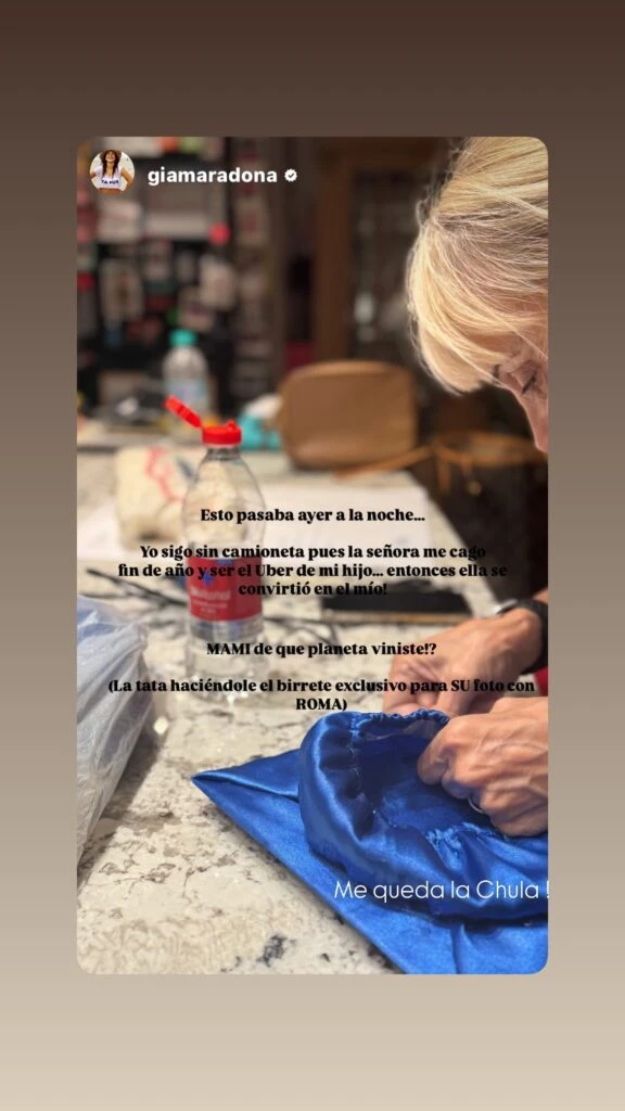 La emoción de Claudia Villafañe en el acto de egresada de Roma, su nieta