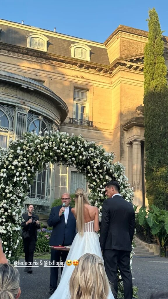 Las fotos del espectacular casamiento de Fede