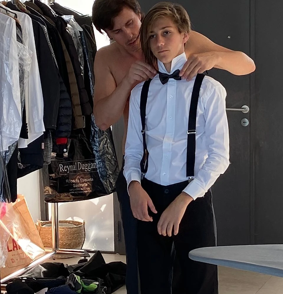 El tierno mensaje de Roberto García Moritán a su hijo Santino en su cumpleaños número 20