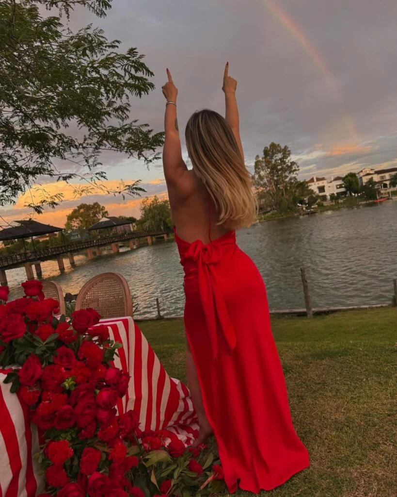 La Navidad de Wanda Nara. Foto: IG