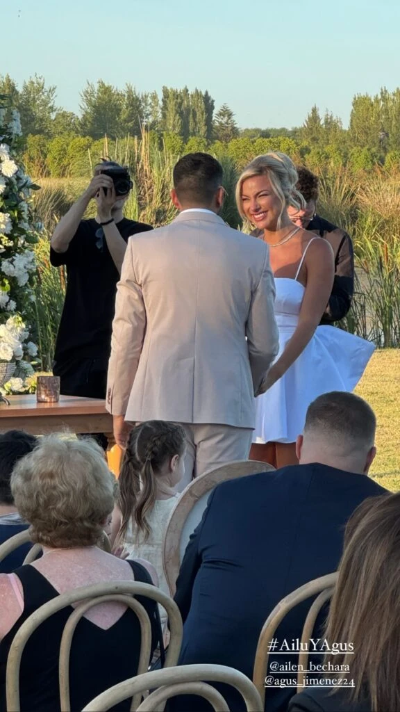 Así fue la ceremonia religiosa y la fiesta de bodas de Ailén Bechara