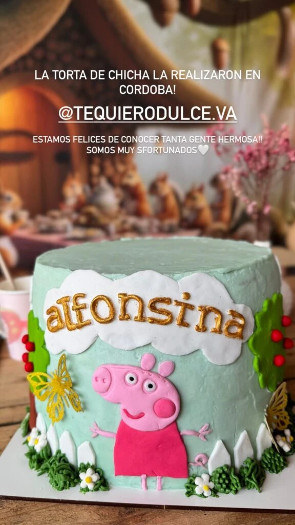 Las fotos del cumpleaños de Alfonsina, la hija de Noelia Marzol