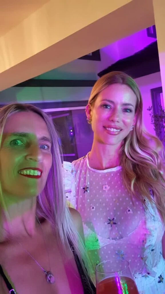 Nicole Neumann celebró en su casa el final de un gran año