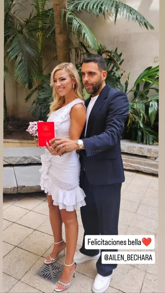 Las fotos del casamiento de Ailén Bechara y Agustín Jiménez