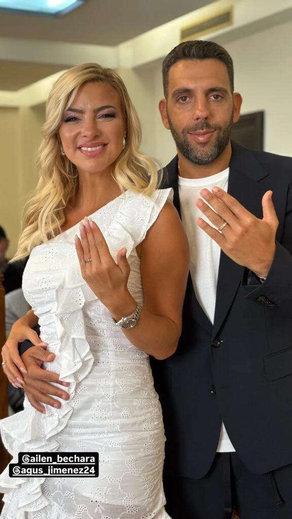 Las fotos del casamiento de Ailén Bechara y Agustín Jiménez