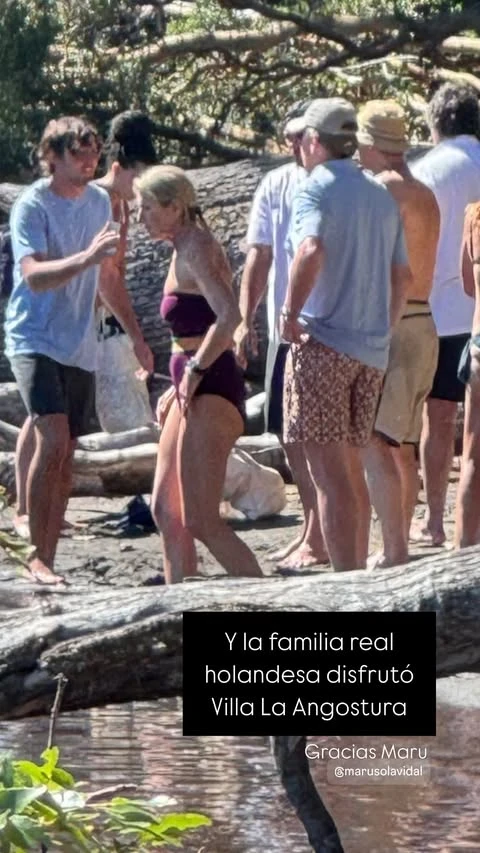 Máxima Zorreguieta en traje de baño disfrutando de Villa La Angostura