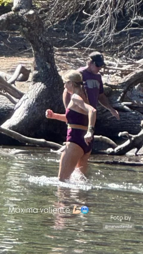 Máxima Zorreguieta en traje de baño disfrutando de Villa La Angostura