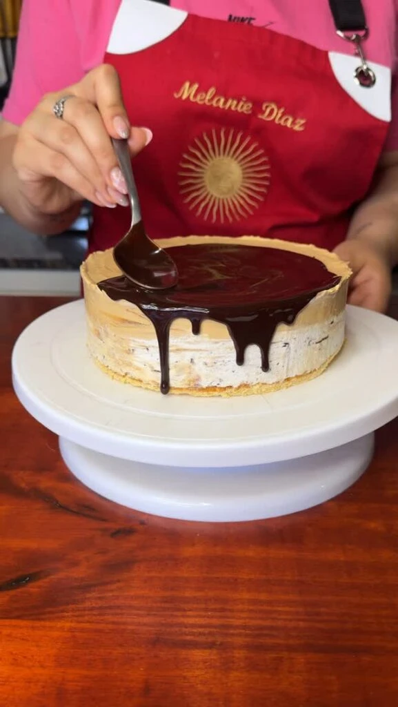 Torta helada de dulce de leche y banana split