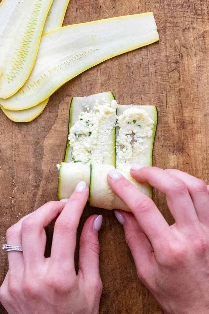 Rollitos de zuchini