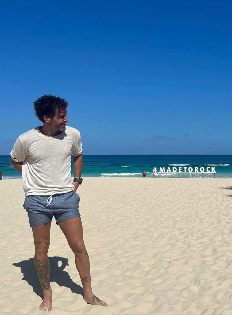 Las fotos de las vacaciones de Nicolás Cabré junto a su hija, Rufina, y Rocío Pardo en Punta Cana