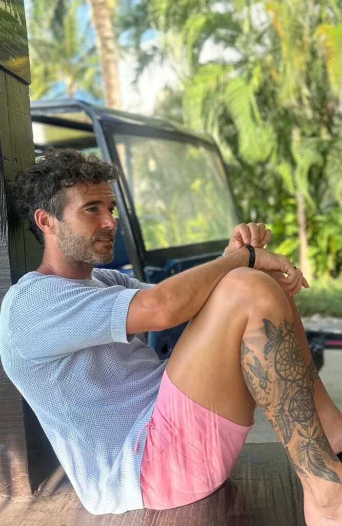 Las fotos de las vacaciones de Nicolás Cabré junto a su hija, Rufina, y Rocío Pardo en Punta Cana