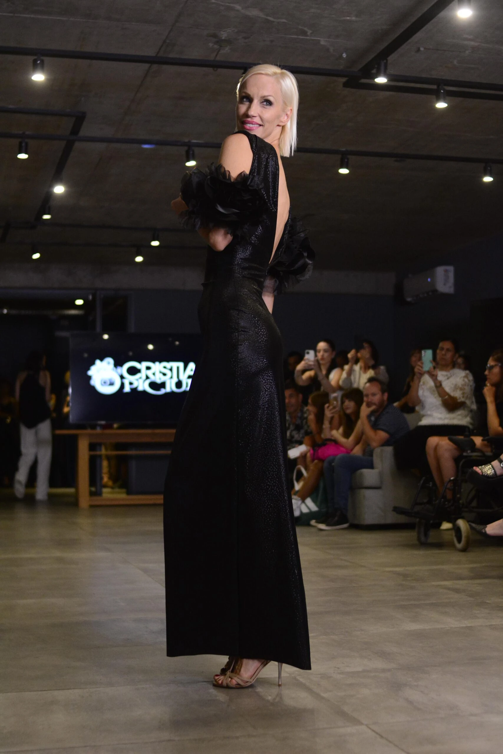 Ingrid con el look de Felipe