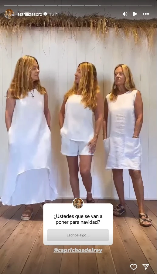 Las Trillizas de oro revelaron sus looks para la Nochebuena