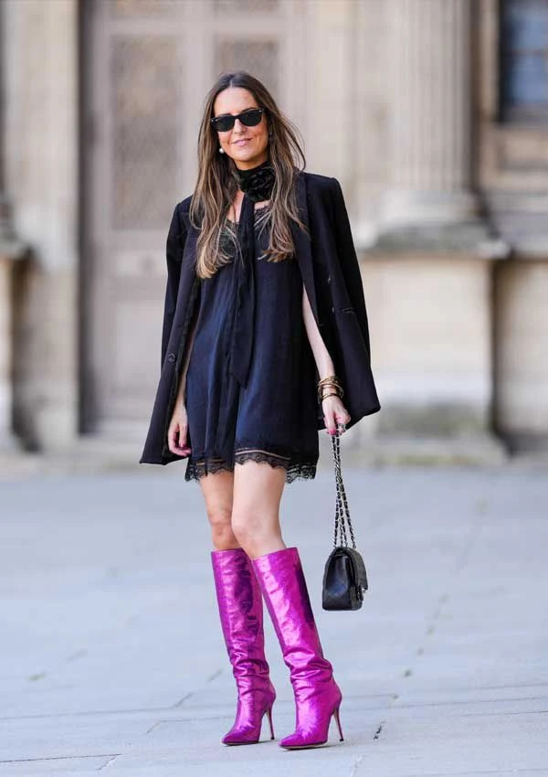 cómo se llevan las botas “slouchy” que imponen Alexia y Ariane de Holanda