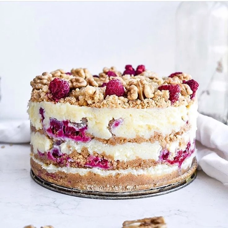 Torta caluga: la receta de Estefi Colombo del postre típico de frambuesa chileno